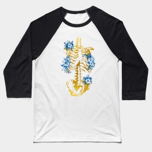 Skeleton Torso Baseball T-Shirt